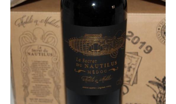 12 flessen à 75cl rode wijn Nautilus, Médoc, 2019